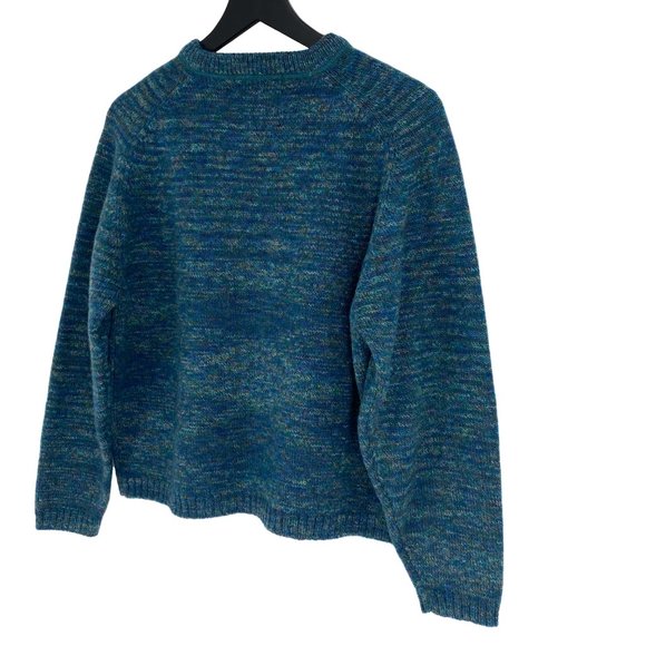 VTG EDDIE BAUER 100% Shetland Wool Sweater - Picture 12 of 16